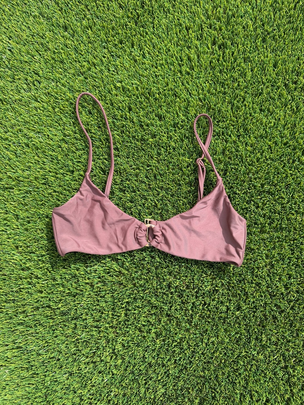 Edikted Brown Bikini Top